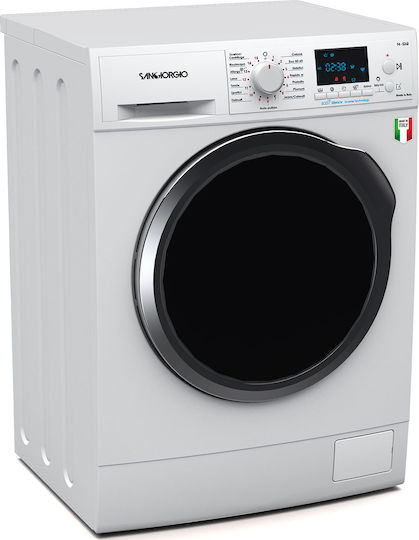 SanGiorgio F1014DI8C Mașină de Spălat Rufe 10kg 1400 Rotiri
