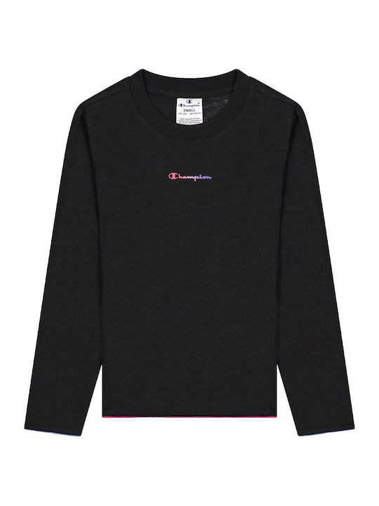 Champion Kids Blouse Long Sleeve Black