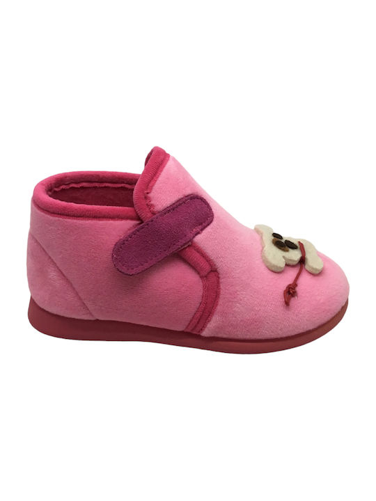 Adam's Shoes Anatomic Kids Slipper Ankle Boot Fuchsia