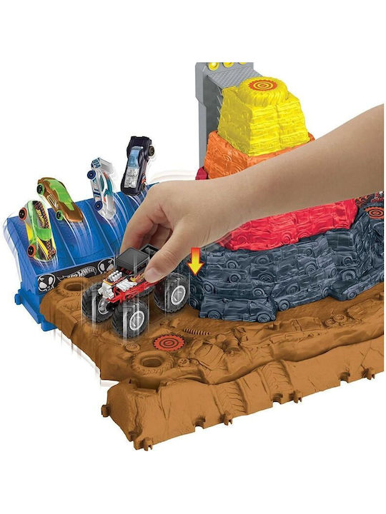 Easter Candle Monster Truck Arena World Bone Shaker for 4+ Years Hot Wheels