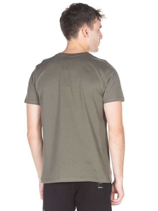 District75 Men's Short Sleeve T-shirt Khaki