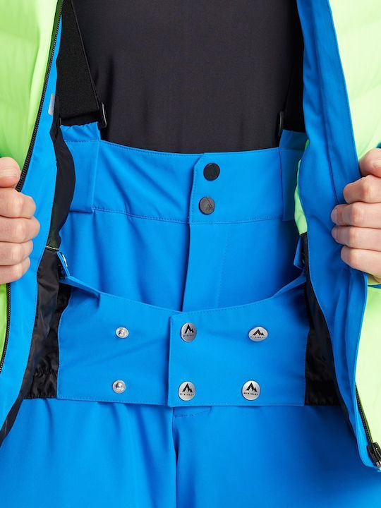 Idris Winter Jacket Puffer Lime/Royal