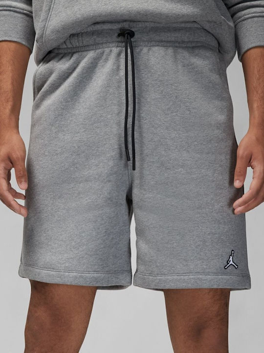 Brooklyn Fleece Αθλητική Ανδρική Βερμούδα Γκρι