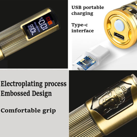 Andowl Rechargeable Hair Clipper Gold Q-TF9