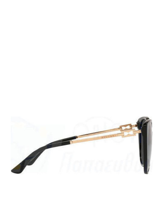 Bvlgari Damen Sonnenbrille mit Schwarz Gestell und Schwarz Linse BV8251 501/87