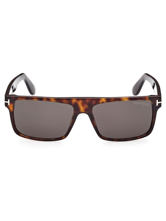 Tom Ford Sonnenbrillen mit Rot Schildkröte Rahmen und Gray Linse FT0999 52A