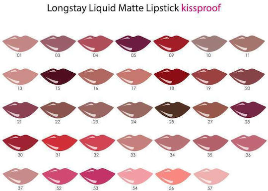 Golden Rose Longstay Flüssig Matt Kissproof Lippenstift Matte 11 5,5g