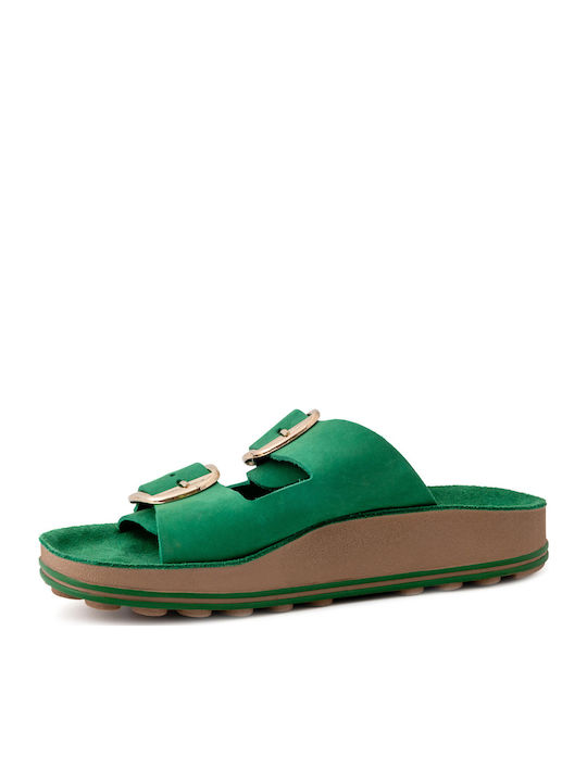 Despoina Women's Flat Sandals Green