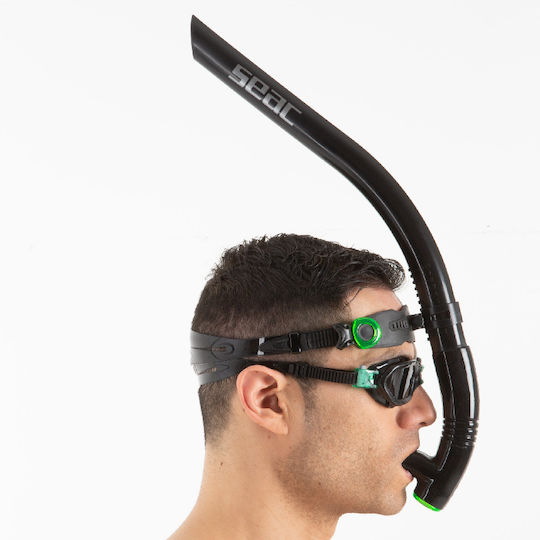 Seac Βuddy Snorkel Negru cu Vârf de Silicon