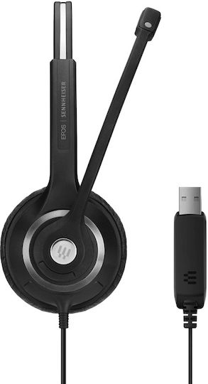 Epos Impact SC 260 USB Auf dem Ohr Multimedia-Headsets mit Mikrofon und Verbindung USB-A in Schwarz Farbe
