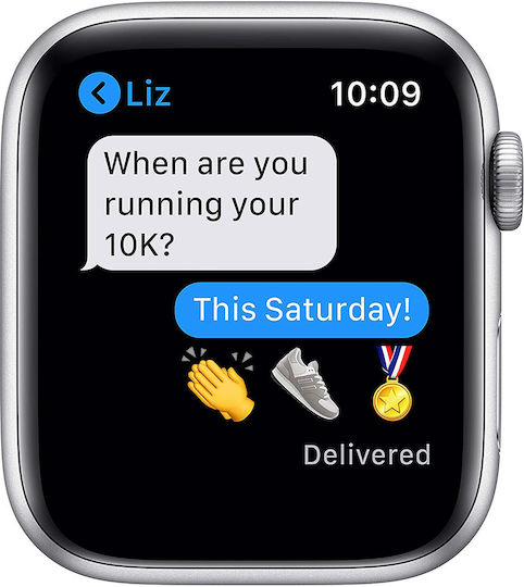 Apple Watch Series 6 Aluminium 40mm Waterproof with Heart Rate Monitor (White)
