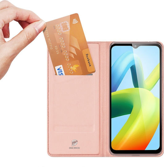 Dux Ducis Skin Pro Series Buchen Sie Synthetisches Leder Rosa (Redmi A1+ / A2+)