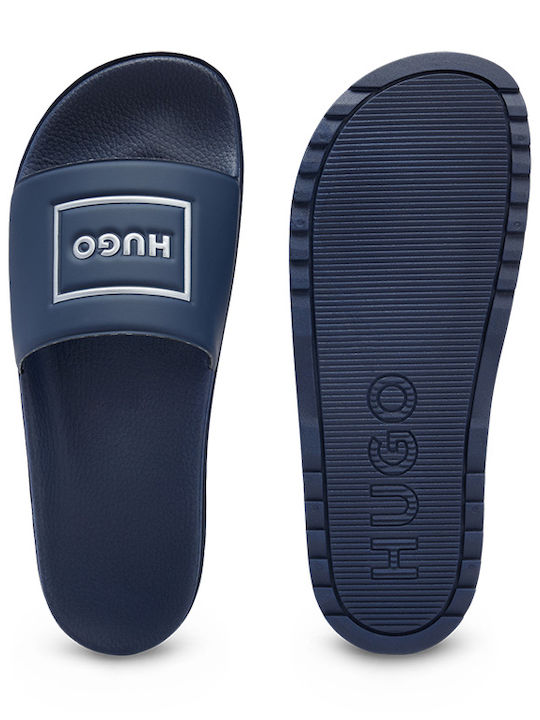 Hugo Men's Slides Blue