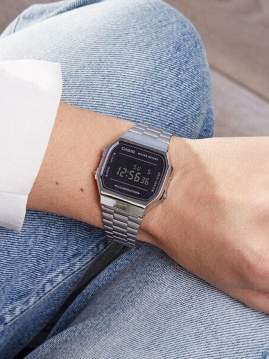 Casio Vintage Iconic Ρολόι Μπαταρίας με Μεταλλικό Μπρασελέ