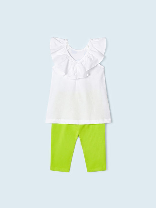 Mayoral Kids Set with Leggings Summer 2pcs Green