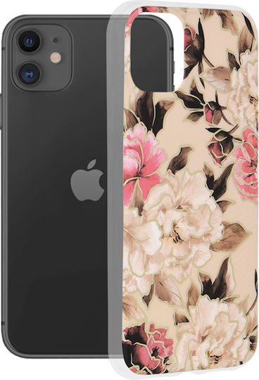 Techsuit Marble Series Back Cover Silicone Mary Berry Nude (iPhone 11) KF238816