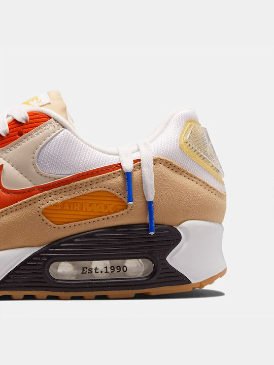 Air Max 90 SE Мъжки Маратонки Summit White / Safety Orange Sesame