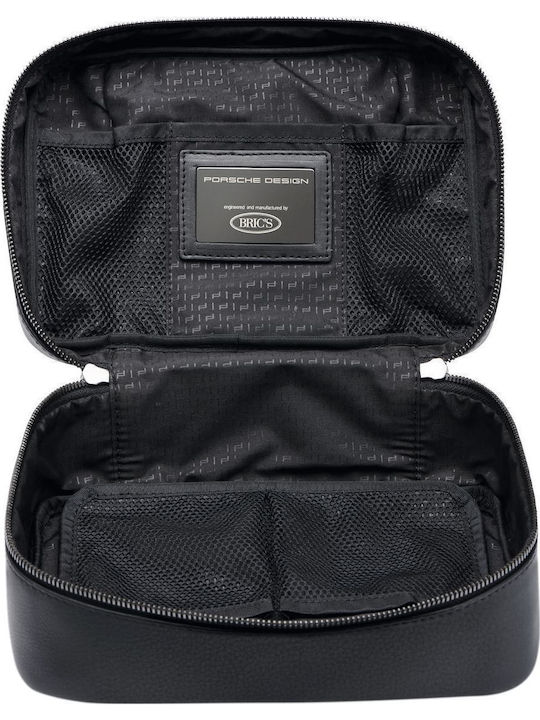 Herren Necessaire in Schwarz Farbe 23cm