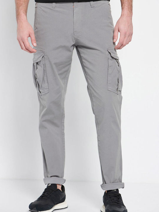 FBM007-03002 Trousers Cargo Elastic in Regular Fit Gray