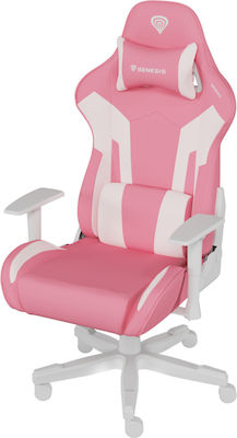 Genesis NFG-1929 Gaming Chair with Adjustable Arms Pink / White