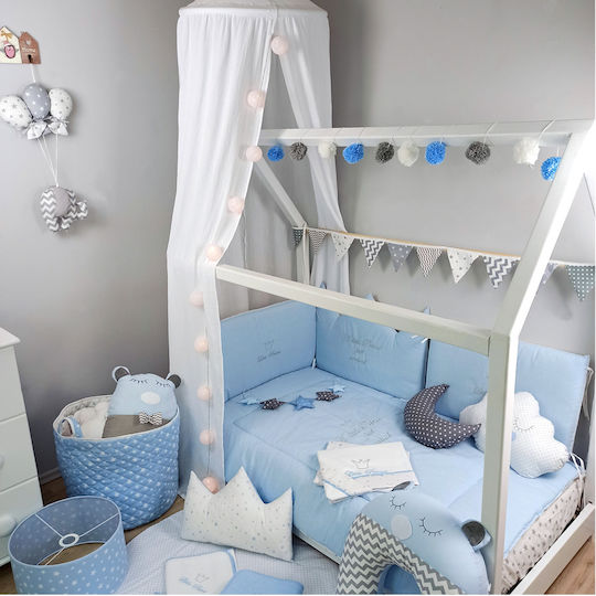 Baby Star Prince Albastru Deschis 105x145cm 7023Σ