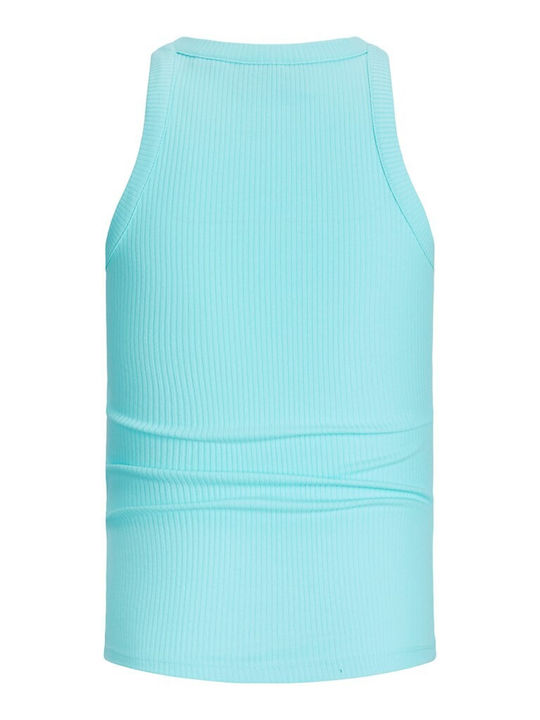 Jack & Jones Damen Sommerliche Bluse Ärmellos Aruba Blue