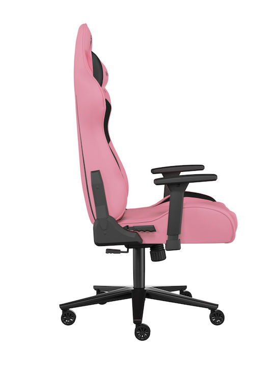 Genesis Nitro 720 Καρέκλα Gaming Δερματίνης με Ρυθμιζόμενα Μπράτσα Ροζ / Μαύρο