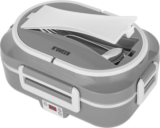 N'Oveen Inox Electric & Thermo Lunch Box Dark Grey 1000ml