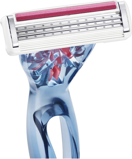 BIC Click Soleil 3 Sensitive Capete de schimb cu 3 lame și bandă lubrifiantă pentru piele sensibilă 4buc