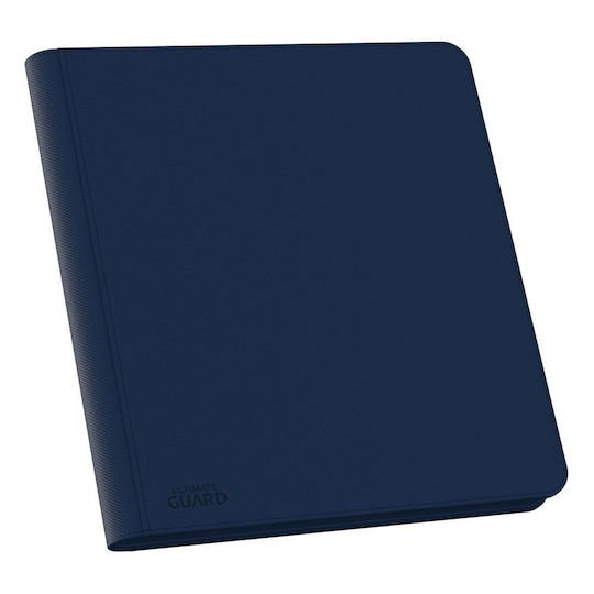 Ultimate Guard Zipfolio 480-24 Pocket XenoSkin Binder 12-Pocket Standard Size Quadrow Blue UGD010344