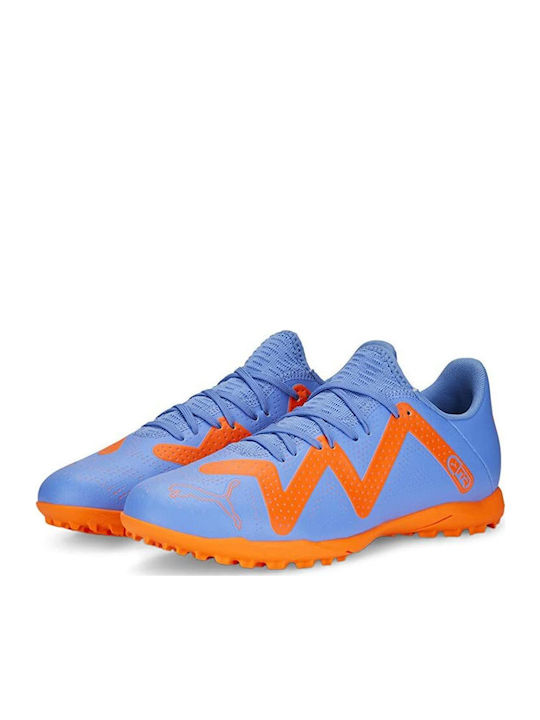PUMA Future Play Football Shoes with Molded Cleats TT Blue Glimmer Puma White Ultra Orange PUMA Future Play Football Shoes with Molded Cleats TT Blue Glimmer Puma White Ultra Orange