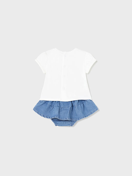 Mayoral Kids Set with Skirt Summer 2pcs White