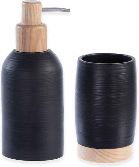 Nef-Nef Homeware Marchel Επιτραπέζιο Dispenser Πλαστικό Μαύρο