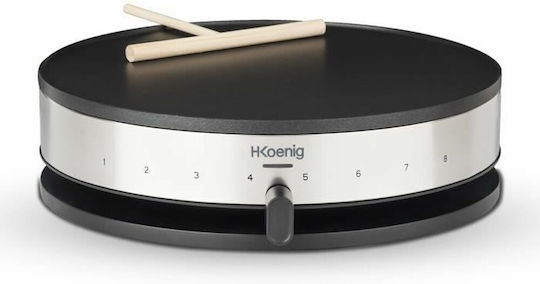 HKoenig Κρεπιέρα 33cm Inox 1300W