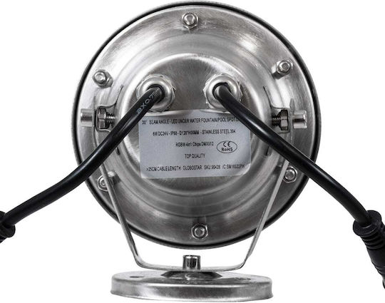GloboStar Dedy Untertauchbares LED Pool-Scheinwerfer mit Mehrfarbigem Licht