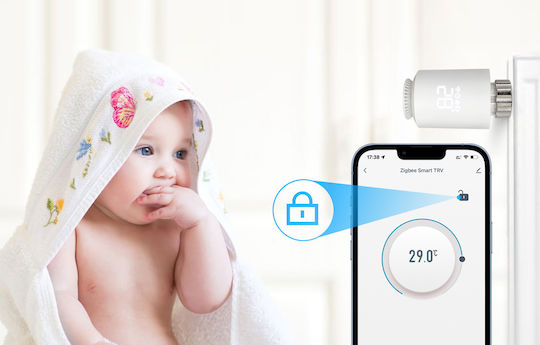 TRV06 Zigbee 3.0 Tuya Θερμόμετρο για Σώμα Καλοριφέρ