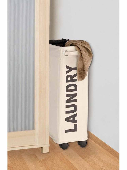 Wenko Corno Wäschekorb Stoff 43l 40x60x60cm Beige