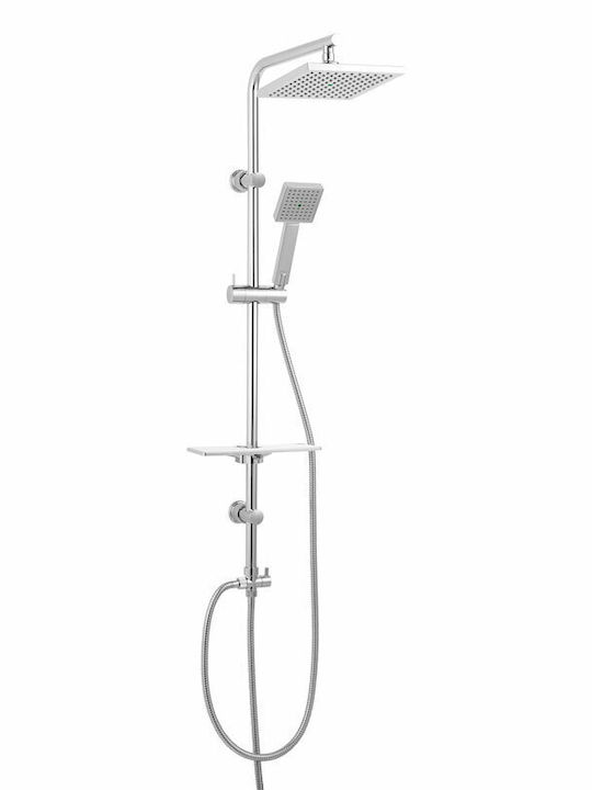 Ferro NP25VL Shower Column without Mixer 98.5cm Silver