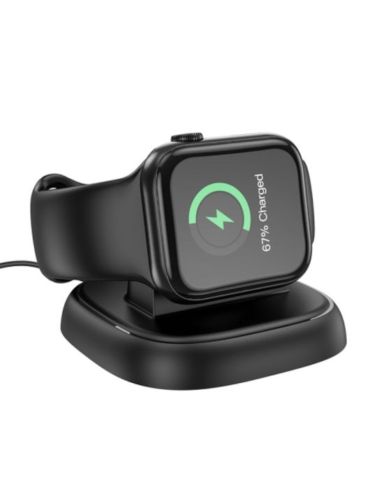 Hoco CW44 Ladegerät für Apple Watch Schwarzς