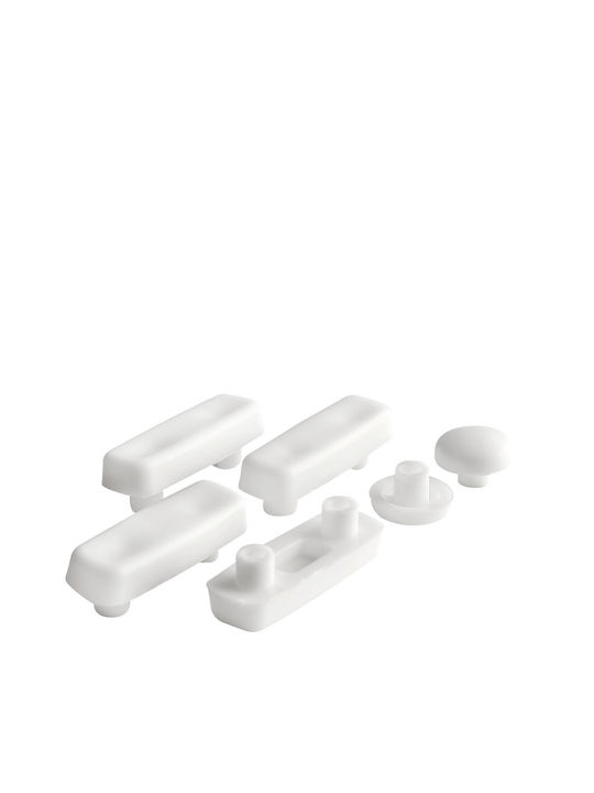 EVIOP Plastic Toilet Seat White Apollo 48cm
