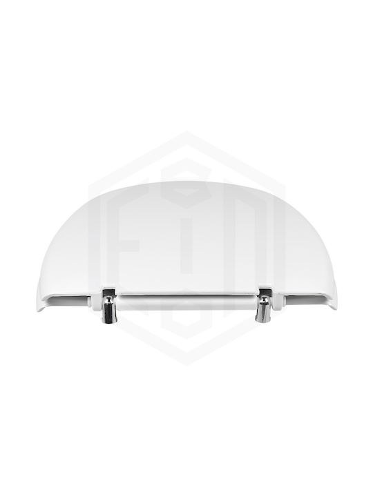 EVIOP Plastic Toilet Seat White Apollo 48cm