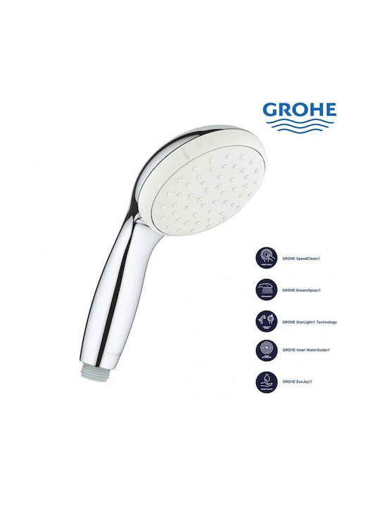 Grohe Eurosmart Mixing Bathtub Shower Faucet Complete Set Silver