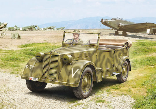 Italeri Φιγούρα Μοντελισμού Fiat 508 CM Crew σε Κλίμακα 1:35