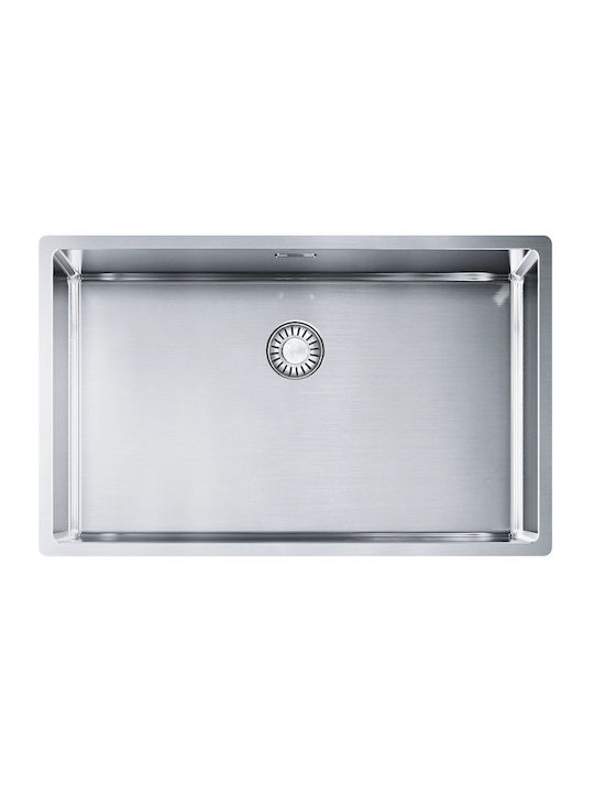Franke Square BXX 210-80 Ένθετος Νεροχύτης Inox Σατινέ Μ84.9xΠ57cm Ασημί