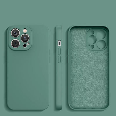 Hurtel Silicone Back Cover Green (Redmi Note 11 Pro)