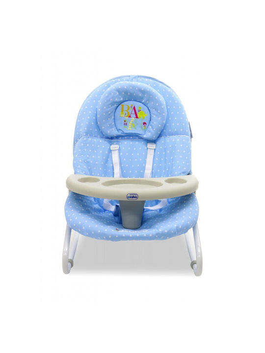 Asalvo Electric Baby Relax Swing with Music Blue for Child up to 9kg