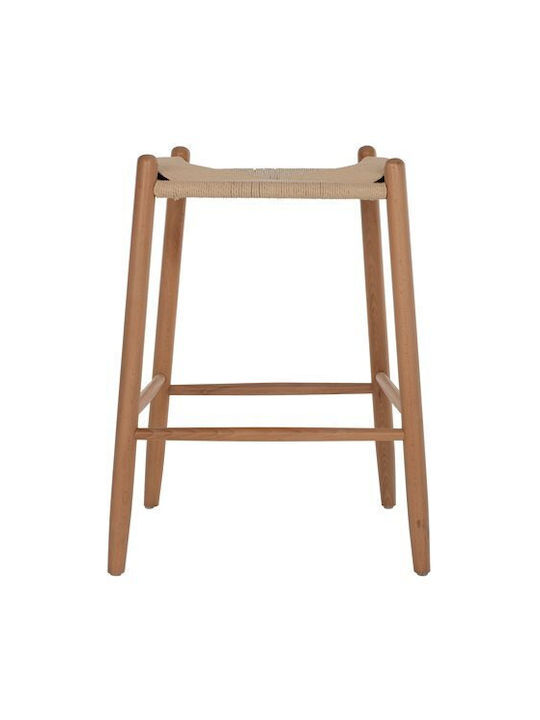 Stool Bar Wooden Brave Beige 44x46x65cm