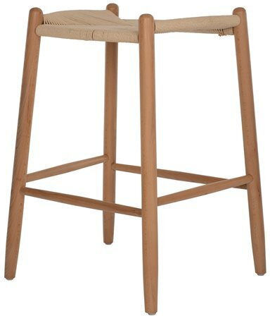 Hocker Bar Hölzernes Brave Beige 44x46x65cm