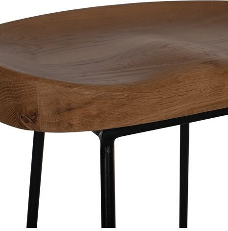 Табуретка Бар Дърво Черно 45x36x71бр
