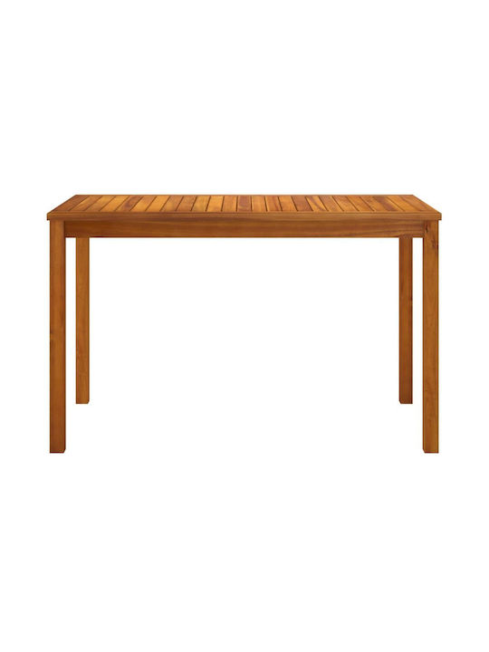 Garden Table from Acacia Brown 110x55x67cm